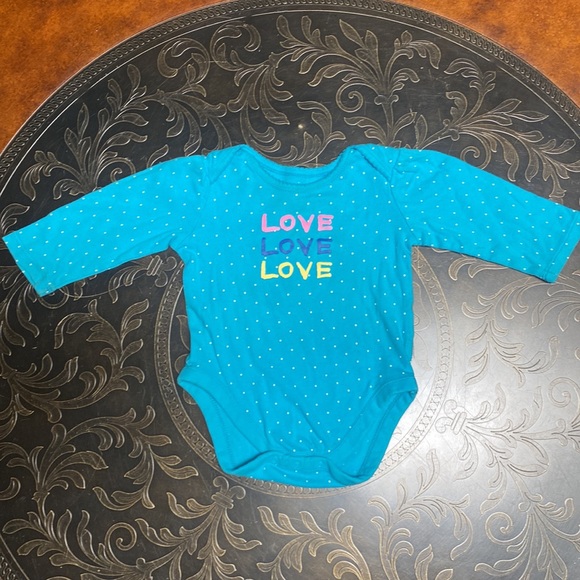 Bundles Baby Place & Bon Bebe Girls One Piece & Fleece Sweat Pants Size 6-9 Mont - Picture 4 of 11